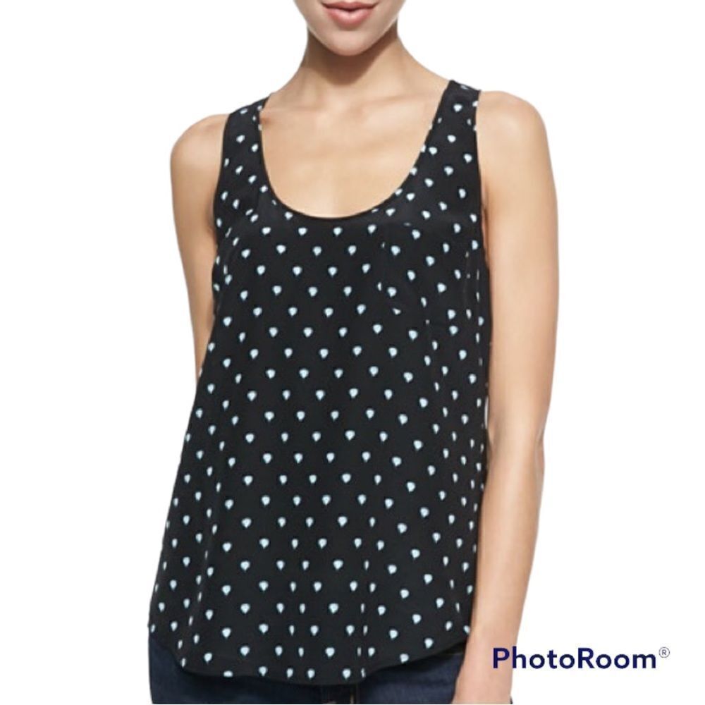 Joie Hot Air Balloon Silk sleeveless Camisole Tank Top